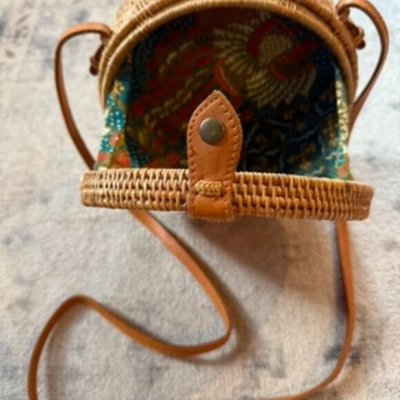 Novum Crafts Round Rattan Bag - Picture 4 of 7